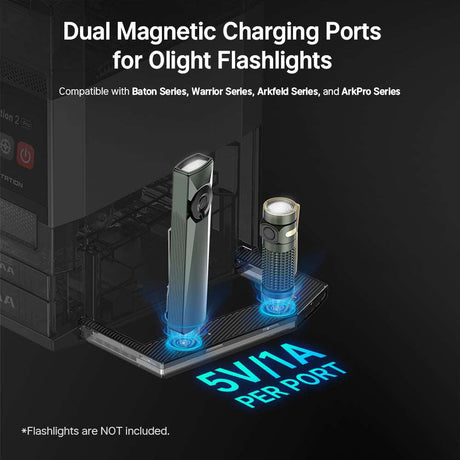 Olight Ostation 2 Pro | pametni AA/AAA punjač baterija | 3-u-1