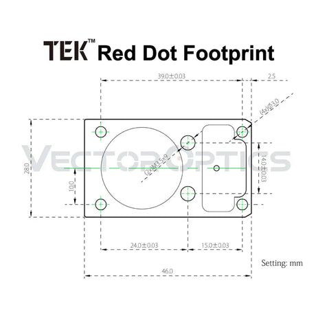 Vector Optics Frenzy 1x17x24 red dot ciljnik