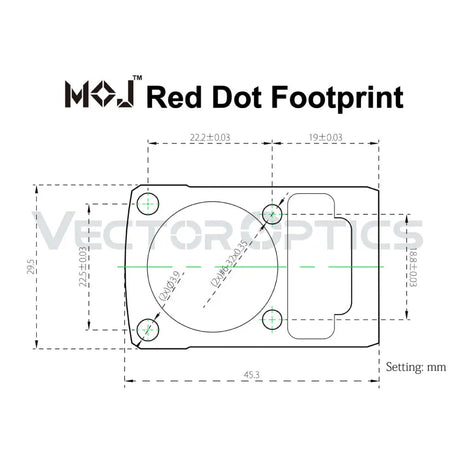 Vector Optics Frenzy 1x22x26 MOS red dot ciljnik
