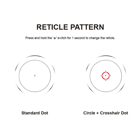 Vector Optics Nautilus 1x30 Scope Double Reticle red dot ciljnik