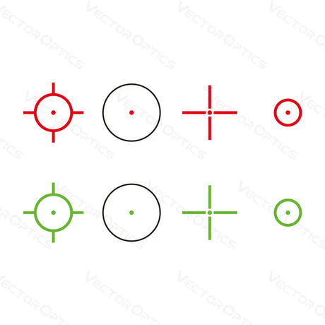 Vector Optics Omega 23x33 Four Reticle Reflex Sight red dot ciljnik